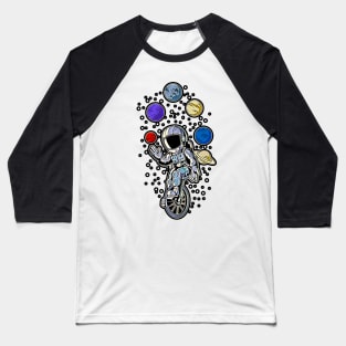 Astronaut Circus • Funny And Cool Sci-Fi Cartoon Drawing Design Great For Anyone That Loves Astronomy Art Baseball T-Shirt